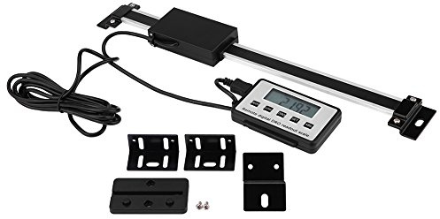 Akozon Digital-Auslesekit, 0-200mm Akkurates Digital-Linear-Scale-LCD-Auslesekit für Fräsmaschinen