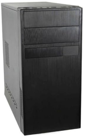 CoolBox M550 - Caja PC Micro ATX, USB3.0, sin fuente, soporte cierre kensington, rejilla lateral. Color Negro