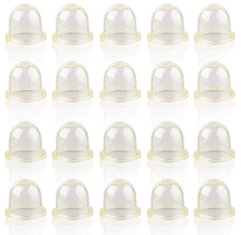 Zündkapsel Primer Pumpenkappe20erPumpe Bulb Kraftstoffpumpe Primer Vergaser 22mm Primerkolben für RasenmäherGebläse Rasentrimmer Kettensäge