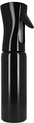 Nanoprotect Flairosol Sprühflasche schwarz | 300 ml | Sprayflasche kopfüber anwendbar | Feiner Nebel | Feinzerstäuber ideal als Friseurflasche, Wassersprühflasche und für Blumen