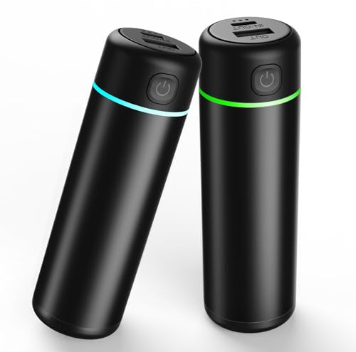 Wothfav Hand Warmers Rechargeable 2 Pack, 5000mAh Electric Hand Warmer Reusable, Portable Pocket Heater with 3 Levels Heating Modes, USB Power Bank, Gifts for Women, Men, Raynauds