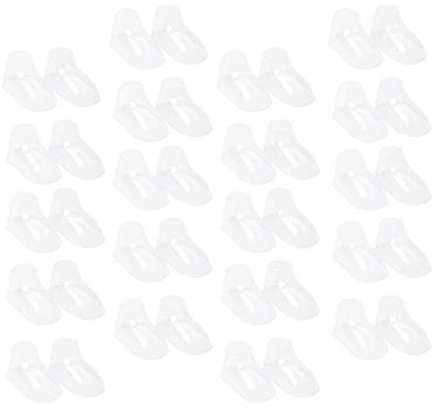 SOIMISS 100 Uds. Maniquí Pies Bebé Modelo Pie Plástico para Niños Zapatos para Niños Pequeños Soporte para Botines Transparentes Soporte Exhibición para Calcetines 8Cm