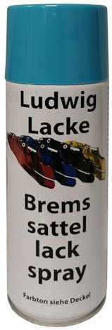 LudwigLacke Bremssattellack Spray, Türkis, blau 400ml