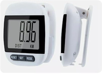 SELLORIA Mini Smart Stylish Digital LCD Pedometer with Step Counter, Distance Tracker, Calorie Counter, Belt Clip,Durable Design,Walking,Running Sports Step Counter, Multi Colours (Pink Colour)