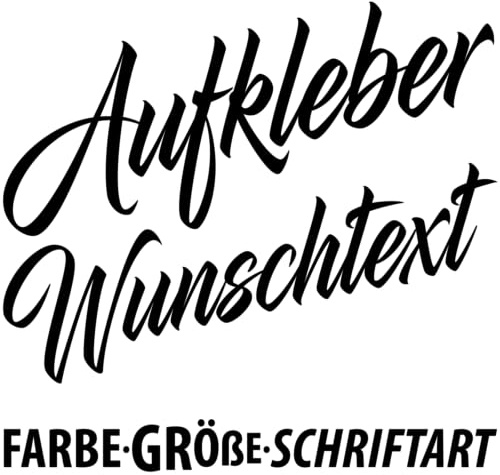 Wunschtext Aufkleber selbst gestalten Autoaufkleber Buchstaben Zahlen Name Schriftzug Autoaufkleber Text Fahrrad Motorrad Aufkleber Sticker
