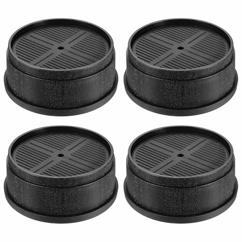 kebitedamai 4 Pcs Rehausseur Pieds de Lit, Pied de Meuble Reglable, Rehausseur Pied de Lit Reglable, Pieds Rehausseurs Meubles Réglables pour Canapés Chaises Table, 3,5, 7 e 10,5 cm Supplémentaires