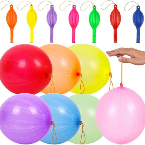 DazzJoy 20 Stück Punch Luftballons Groß,XXL Luftballon Bunt,18 Zoll Riesen Luftballons für Kinder Geburtstag Deko,Kinderluftballons für Party Deko,Riesenluftballon Partyzubehör