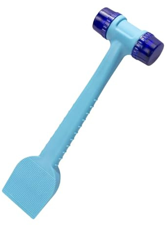 Fzaqwen Mazo de Doble Cabeza, Herramienta Portátil de Alta Resistencia, Mazo de Goma Multifuncional para Herramientas Manuales, Decoración Del Hogar Y Manuali