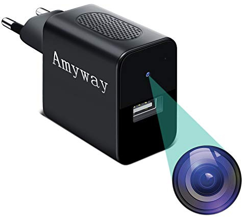 Mini Cámaras Espía con 32gb Vigilancia Oculta Cámaras de Seguridad para hogares con Video HD 1080P, cámara USB portátil con detección de Movimiento, cámara pequeña para niñeras