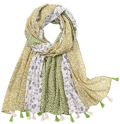 MAIRY Hochwertiger Schal für Damen Mädchen Halstuch Umschlagstuch Pashmina Loop weicher Schlauchschal für Frühjahr Sommer Herbst Winter DE305