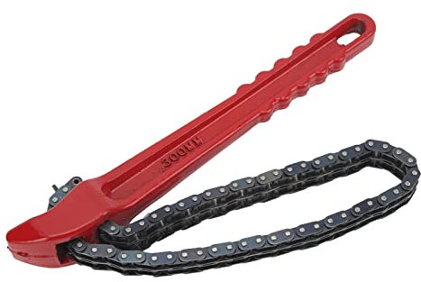 Llave de Cadena de Trinquete de Filtro de Aceite, Llave de Filtro de Aceite Tipo Cadena de Alta Resistencia Duradera para Mantenimiento de Automóviles