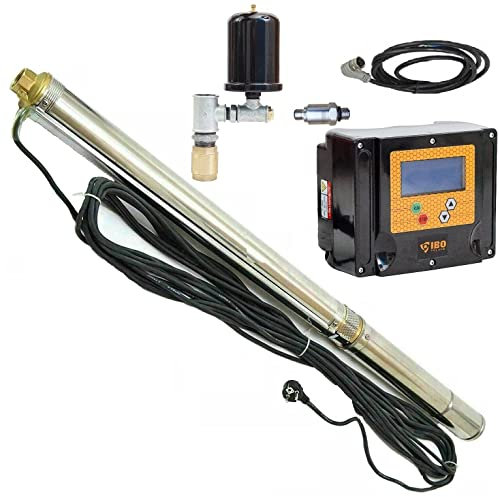 3 Tiefbrunnenpumpe 6000L/h - 7,7bar + Inverter Set f. konstanten Wasserdruck