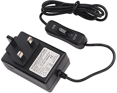 Foam Cutter Power Adapter, 15V 2000mA 100‑240V Maximum 30W and Stable Hot Wire Cutter Adapter for Home (UK Plug)