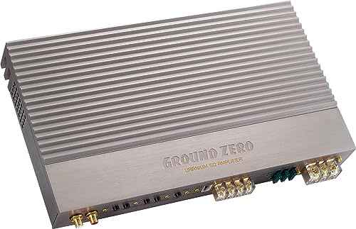 Ground Zero GZUA 2SQ – High-Performance 2-Kanal / 2/1-Kanal SQ-Endstufe, Class-AB, bis 2360 W Max, mit Aktivweiche & Fernbedienung