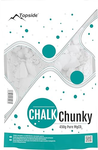 TOPSIDE Chalk Powder - reines Magnesiumcarbonat Pulver für Klettersport, Gym, Kraftsport