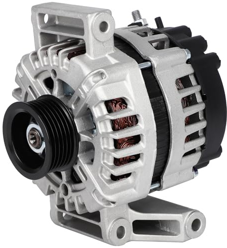 SCITOO Alternator Fits for Chevrolet for Malibu 2008-2012 2.4L, for Cobalt 2008-10 & for Pontiac G5 2008-10 & for Saturn for Aura 2008-2009, Sky 2008-2008, Vue 2008-2010 12V 125Amp CW S5 11265