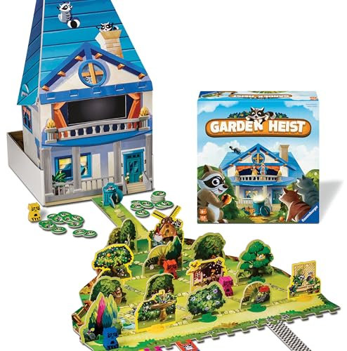 Ravensburger Garden Heist Fun Family Board Game for Kids and Adults Age 6 Years Up - New 2024