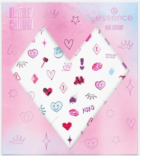 essence nail sticker, Nagelsticker, Mehrfarbig, Einfach zu entfernen, sofortiges Ergebnis, Nanopartikel frei, 1er Pack (70pcs)