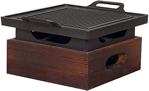 Barbacoa de Gas para Exteriores, Mini Barbacoa portátil sin Humo para una Persona, Barbacoa Antiadherente para Interiores, Elementos Esenciales para Acampar al Aire Libre
