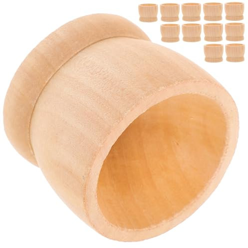 DIYEAH 15pcs Handmade Easter Holder Wooden Craft Stand for Decoration Sturdy Base for Easter Display for Family Gatherings and Festive Decor
