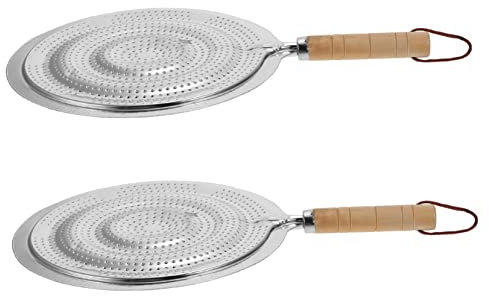 BESTOYARD Almohadilla Aislante para Sartenes y Café 21 Cm Mango De Madera Resistente Al Calor Protección contra Sobrecalentamiento para Cocina Hogar 2 Unidades