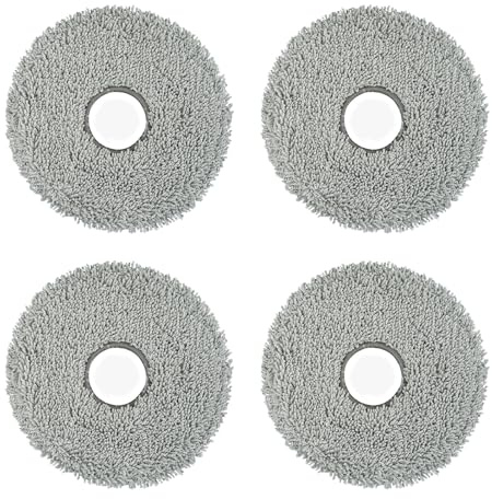 4 Pezzi X50 Ultra Panni di ricambio per mocio pour Dreame L10s Ultra Gen 2/ X40 Ultra/ X30 Ultra/ L10s Ultra/ L10s Pro Gen 2/ L10s Pro Ultra/ L10s Plus/ L40 Ultra/ Mova P10 Pro Ultra/ P50 Pro Ultra
