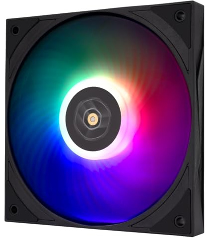 Thermalright TL-H12015B-S CPU-fläkt, 1 900 varv/min höghastighet, 15 mm limline-kylfläkt för CPU-kylning och hölje, ARGB-fläkt för PC-kylning