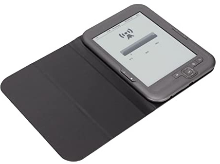 Generic Ereader 6 Pouces 800x600 HD écran d'encre Liseuse Ebook Support FM avec étui de Protection Casque pour Appareils Ereader Gris (16GB)