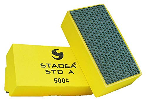 diamond hand polishing pads for stone hand polishing: Grit 500 (Granite, Concrete, Marble, Glass) 1 Piece by Stadea