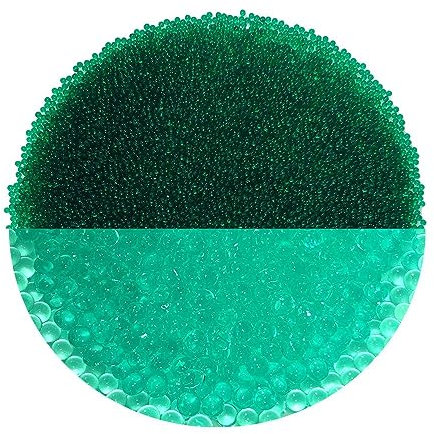 trendfinding 100 g gránulos Decorativos retenedores de Agua Verde mar, granulometría 1,5-2 mm, decoración para Flores y Plantas, 10 litros, Muy económico, de Uso versátil