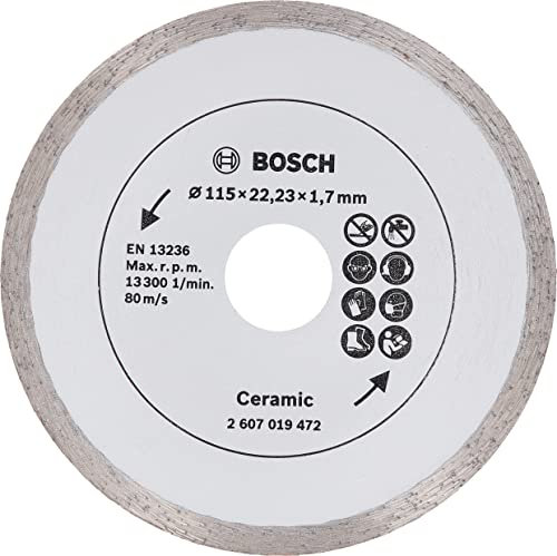 Bosch Home and Garden Diamanttrennscheibe für Fliesen (115 mm)