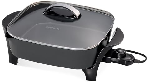 Presto 07117 12 Electric Skillet with glass cover