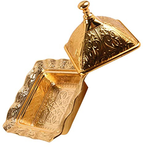 CIYODO Dessert Obst Tablett Aus Metall Mit Deckel Mittelgroß Mediterraner Stil Snack Servierteller Für Partys Und Haushaltsobsthalter
