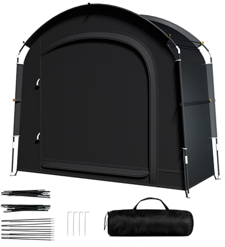 TOOSOAR Tienda de Campaña para Bicicleta 200X165X80cm, Garaje Portátil para 2-3 Bicicletas, Impermeable &Anti-UV