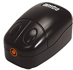 Amtra Mouse - Aereatore acquario silenzioso,compatto,per filtro acquario, schiumatoi e giochi d'acqua, 1,3 L - 2,2 W/ 8,5x5x4 CM