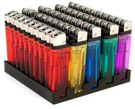 KARAN KING - 50 mecheros desechables seguros para niños