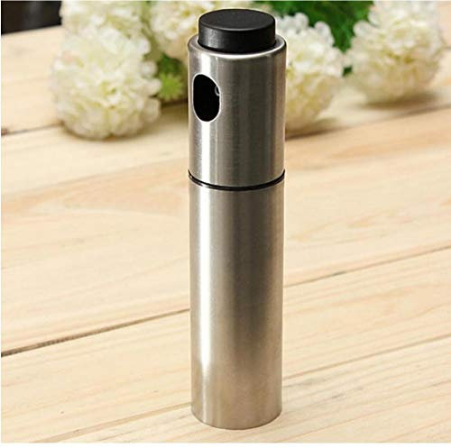 Hotaden Stainless Steel Mister Oil Spray Pump Fine Bottle Oil Sprayer Pot Cooking Roast Bake Oil Bottle Tools Oil Dispense
