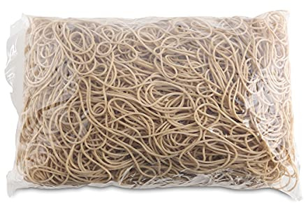 Bandas de goma para productos de oficina, diámetro de 100 mm, 1,5 x 1,5 mm, 1000 g, natural/accesorios de oficina pequeños/tipo estándar/material-goma/peso (g)-1000/color-natural/tamaño: 1,5 x 1,5 mm