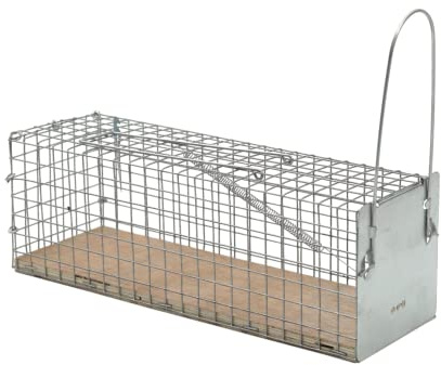 PROTECT HOME Jaula de alambre para ratas vivas, método amigable para atrapar ratas individuales (1 unidad)