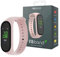 FOREVER SB-50 Fitband, cinturino da donna e da uomo, smart fitness tracker con podometro, cinturino cardiaco e orologio calorie spese - Smartwatch iOS Android - rosa