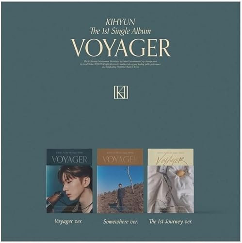 DREAMUS KIHYUN – Voyager [komplettes Set Ver.] (1. Einzelalbum) 3 Alben + begrenzte Vorteile vor der Bestellung + Kulturkoreanisches Geschenk (dekorative Aufkleber, Fotokarten)