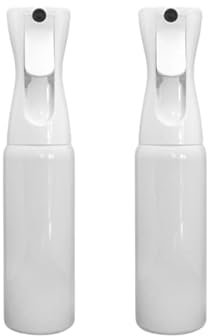 Pack 2 Pulverizador Atomizador de Agua Profesional - Bote Atomizador Difusor de Agua - Botella Spray para Peluquería Hogar Limpieza Plantas Mascotas - Efecto Fina Niebla Alta Duración (300ml)