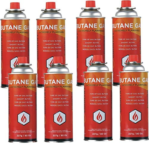 Almineez 4 x Universal Butane Gas Can Bottle Canister BBQ Portable Stove Cookers Cooker Grill Weed Burner Blow Torch