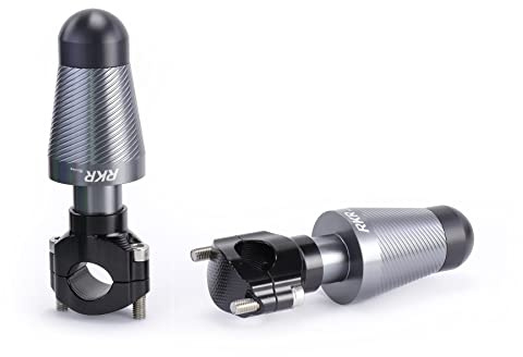 AFGIFT Universal-Motorrad-modifizierter Fallschutz-Körperrahmen-Slider-Crash-Schutz-Klemmhalterung Anti-Fall-Stange Anti-Drop-Stick Sturzpads Motorrad (Farbe : Titanium, Size : 22-28mm A)