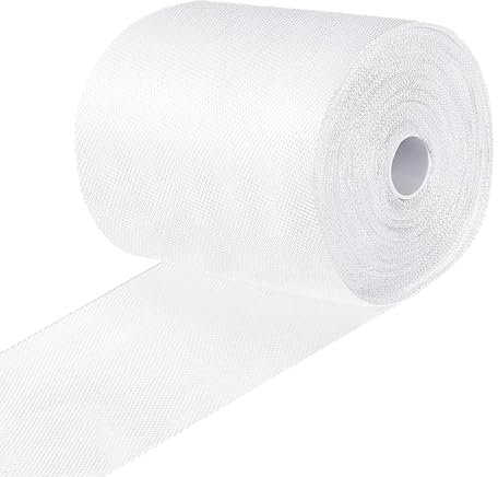 MagiDeal Rouleau de Tissu en Fibre de Verre, Ruban de Tissu en Fibre de Verre, Maille d'isolation en Fibre de Verre, Rouleau de Fibre de Verre pour Coutures,