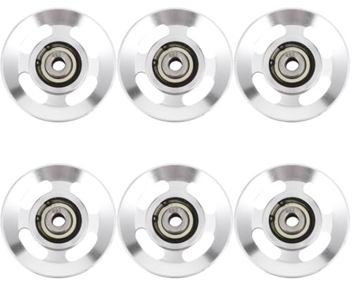 balacoo Heavy Duty Pulley Wheel for Gym Equipment Smooth Aluminum Cable Pulley Replacement for Home Exercise Machines Durable Fitness Attachment 3.46X4.72 Inch