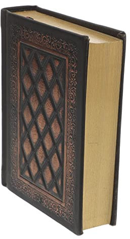 Reliefeinband Notizbuch mit Pu Einband, Goldfarben, 208 Blatt