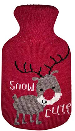 BAYORE Wiederverwendbare Winter Warmwärme Handwärmer PVC Stress Wärmflaschenbeutel Mit Gestricktem Weichem Gemütlichem Bezug Wärmbeutel Für Die Mikrowelle