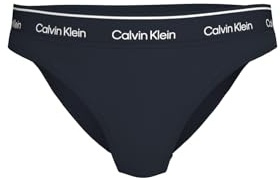 Calvin Klein Braguita de Bikini para Mujer con Logotipo, Azul (Dark Sapphire), 2XL