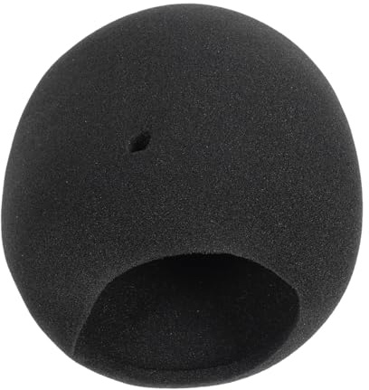 Alasum Windproof Sponge Cover Mic Cover Compatible for Ktv Singing Accessory Mic Protector Microphone Accessory Shield Use in Studio Live Performance